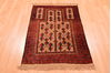 Baluch Beige Hand Knotted 30 X 47  Area Rug 100-89805 Thumb 1