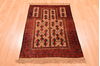 Baluch Beige Hand Knotted 30 X 47 Area Rug 100-89805 Thumb 1