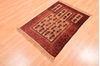 Baluch Beige Hand Knotted 30 X 47 Area Rug 100-89805 Thumb 2