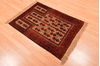Baluch Beige Hand Knotted 30 X 47 Area Rug 100-89805 Thumb 3