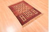 Baluch Beige Hand Knotted 30 X 47 Area Rug 100-89805 Thumb 7