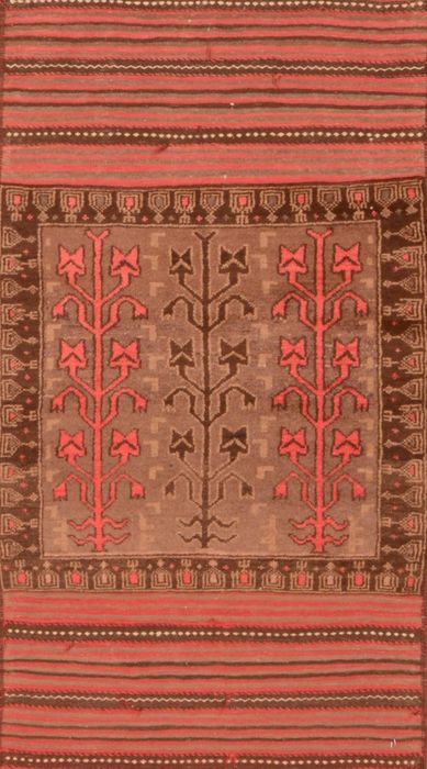 Baluch Grey Hand Knotted 211 X 46 Area Rug 100-89806 Image 0