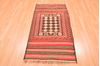 Baluch Brown Hand Knotted 27 X 52  Area Rug 100-89808 Thumb 4