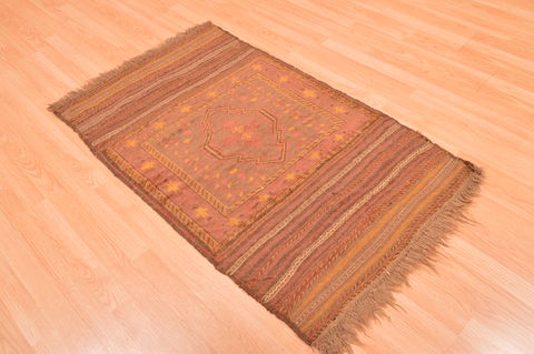 Baluch Brown Hand Knotted 210 X 45 Area Rug 100-89810 Image 6