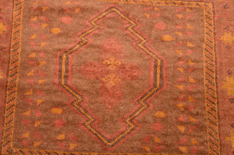 Baluch Brown Hand Knotted 210 X 45 Area Rug 100-89810 Image 9