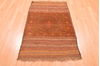 Baluch Brown Hand Knotted 210 X 45 Area Rug 100-89810 Thumb 1