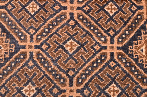 Baluch Brown Hand Knotted 210 X 45 Area Rug 100-89812 Image 8