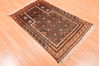 Baluch Brown Hand Knotted 210 X 45  Area Rug 100-89812 Thumb 3