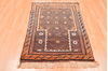 Baluch Brown Hand Knotted 210 X 45  Area Rug 100-89812 Thumb 6