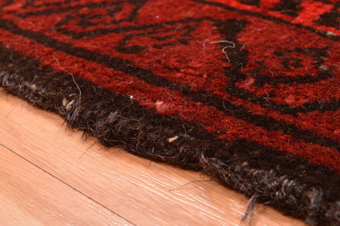 Baluch Brown Hand Knotted 28 X 39 Area Rug 100-89813 Image 11
