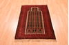 Baluch Brown Hand Knotted 28 X 39 Area Rug 100-89813 Thumb 1