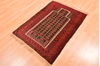 Baluch Brown Hand Knotted 28 X 39 Area Rug 100-89813 Thumb 2