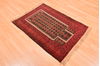 Baluch Brown Hand Knotted 28 X 39  Area Rug 100-89813 Thumb 5