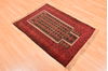 Baluch Brown Hand Knotted 28 X 39 Area Rug 100-89813 Thumb 5