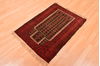 Baluch Brown Hand Knotted 28 X 39 Area Rug 100-89813 Thumb 6