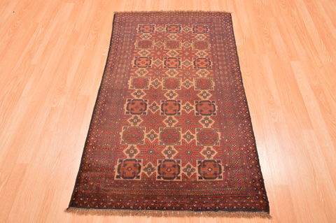 Baluch Beige Hand Knotted 28 X 47 Area Rug 100-89817 Image 10
