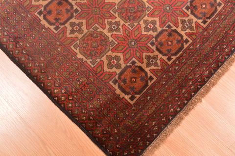 Baluch Beige Hand Knotted 28 X 47 Area Rug 100-89817 Image 14