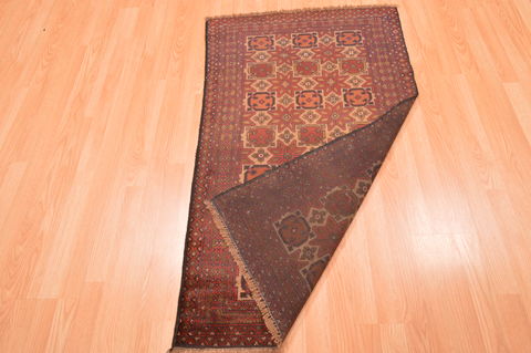 Baluch Beige Hand Knotted 28 X 47 Area Rug 100-89817 Image 6