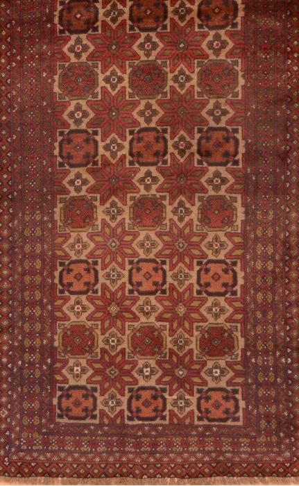 Baluch Beige Hand Knotted 28 X 47 Area Rug 100-89817 Image 0