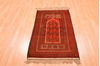 Baluch Red Hand Knotted 30 X 47  Area Rug 100-89820 Thumb 1