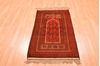 Baluch Red Hand Knotted 30 X 47 Area Rug 100-89820 Thumb 1