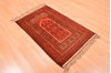 Baluch Red Hand Knotted 30 X 47  Area Rug 100-89820 Thumb 3
