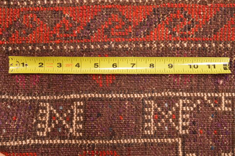 Baluch Red Hand Knotted 30 X 47 Area Rug 100-89821 Image 11