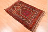 Baluch Red Hand Knotted 30 X 47  Area Rug 100-89821 Thumb 3