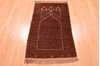 Baluch Brown Hand Knotted 23 X 41  Area Rug 100-89822 Thumb 1