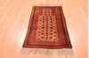 Baluch Beige Hand Knotted 28 X 46  Area Rug 100-89825 Thumb 1