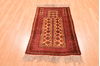 Baluch Beige Hand Knotted 28 X 46  Area Rug 100-89825 Thumb 1