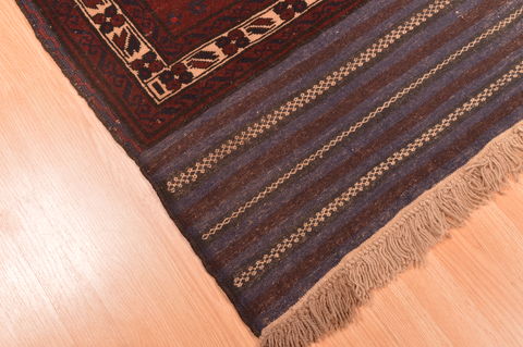Baluch Red Hand Knotted 30 X 47 Area Rug 100-89829 Image 7