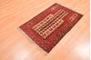 Baluch Beige Hand Knotted 29 X 41  Area Rug 100-89836 Thumb 2
