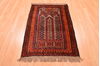 Baluch Brown Hand Knotted 30 X 45  Area Rug 100-89837 Thumb 1