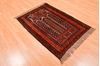 Baluch Brown Hand Knotted 30 X 45  Area Rug 100-89837 Thumb 3
