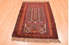 Baluch Brown Hand Knotted 30 X 45  Area Rug 100-89837 Thumb 4