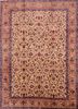 Khorasan Beige Hand Knotted 97 X 135  Area Rug 100-89838 Thumb 0