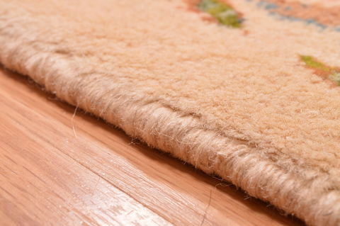 Kerman Beige Hand Knotted 106 X 155 Area Rug 100-89840 Image 16