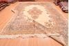 Kerman Beige Hand Knotted 106 X 155  Area Rug 100-89840 Thumb 19