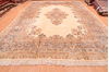 Kerman Beige Hand Knotted 106 X 155 Area Rug 100-89840 Thumb 1