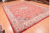 Sarouk Red Hand Knotted 107 X 1310  Area Rug 100-89842 Thumb 5