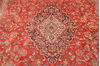 Kashan Red Hand Knotted 101 X 140  Area Rug 100-89843 Thumb 11