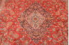 Kashan Red Hand Knotted 101 X 140 Area Rug 100-89843 Thumb 11