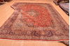 Kashan Red Hand Knotted 101 X 140 Area Rug 100-89843 Thumb 16