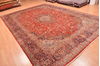 Kashan Red Hand Knotted 101 X 140 Area Rug 100-89843 Thumb 3