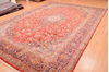 Kashan Red Hand Knotted 101 X 140  Area Rug 100-89843 Thumb 6