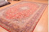 Kashan Red Hand Knotted 101 X 140 Area Rug 100-89843 Thumb 6