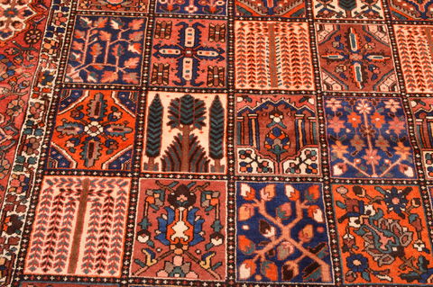 Bakhtiar Brown Hand Knotted 911 X 128 Area Rug 100-89844 Image 12