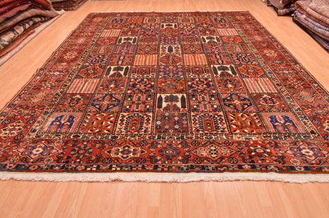 Bakhtiar Brown Hand Knotted 911 X 128 Area Rug 100-89844 Image 1