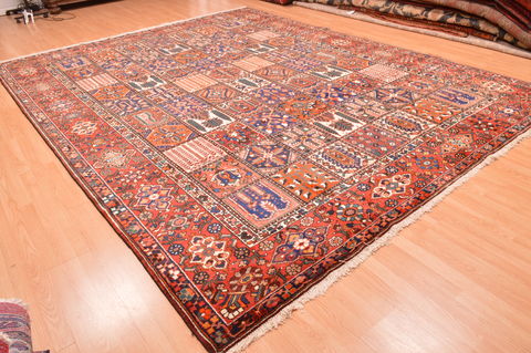Bakhtiar Brown Hand Knotted 911 X 128 Area Rug 100-89844 Image 5